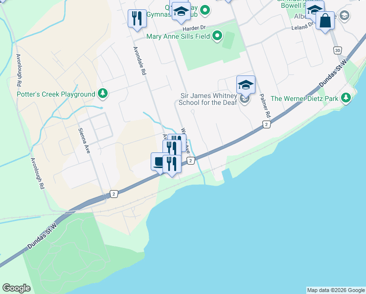 map of restaurants, bars, coffee shops, grocery stores, and more near 60 Wright Avenue in Belleville