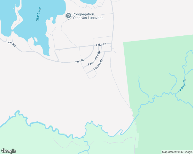 map of restaurants, bars, coffee shops, grocery stores, and more near 11 Valley View Drive in Star Lake