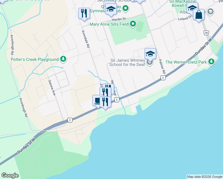 map of restaurants, bars, coffee shops, grocery stores, and more near 64 Wright Avenue in Belleville