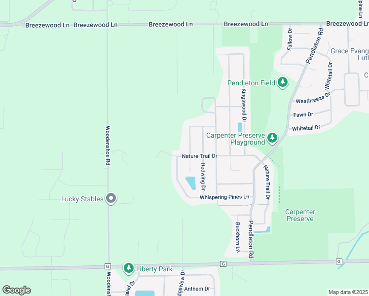 map of restaurants, bars, coffee shops, grocery stores, and more near 1600 Pond View Court in Neenah