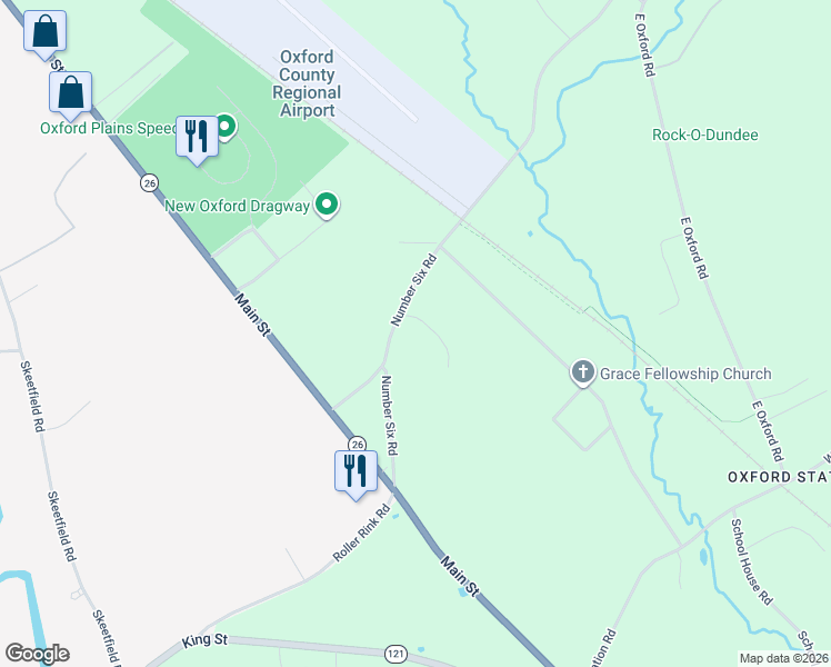 map of restaurants, bars, coffee shops, grocery stores, and more near 35 Pierce Road in Oxford