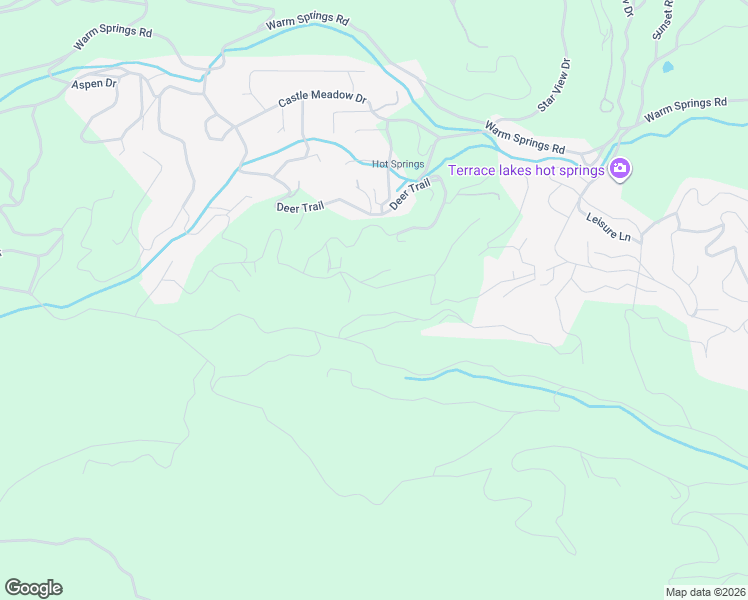 map of restaurants, bars, coffee shops, grocery stores, and more near 47 Scott Lane in Garden Valley