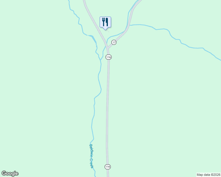 map of restaurants, bars, coffee shops, grocery stores, and more near 1425 North 116 Road in Addison County