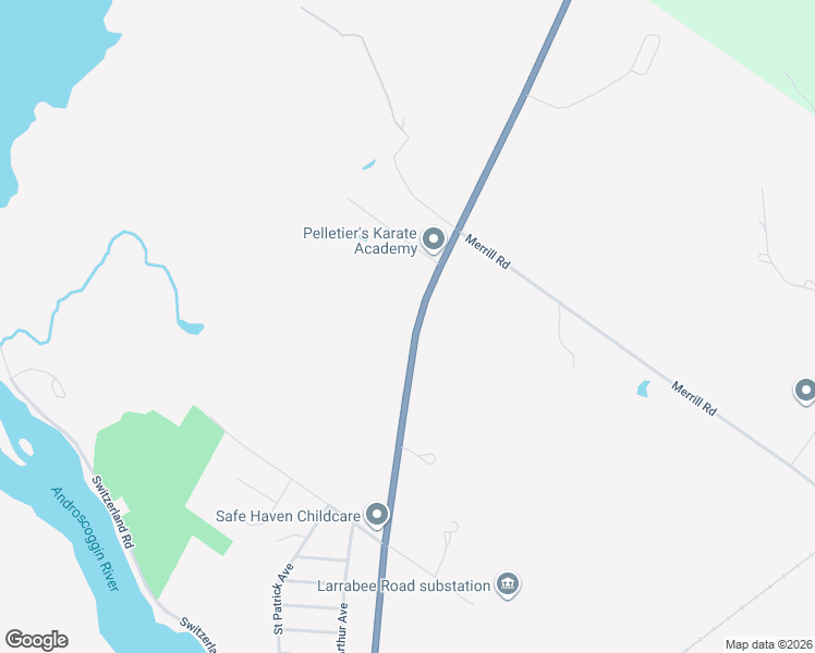 map of restaurants, bars, coffee shops, grocery stores, and more near 1570 Main Street in Lewiston