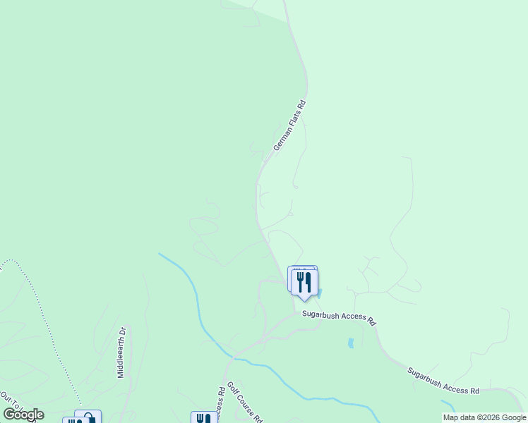 map of restaurants, bars, coffee shops, grocery stores, and more near 3209 German Flats Road in Warren