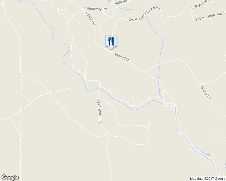 map of restaurants, bars, coffee shops, grocery stores, and more near 16556 Southwest Wildhorse Court in Powell Butte
