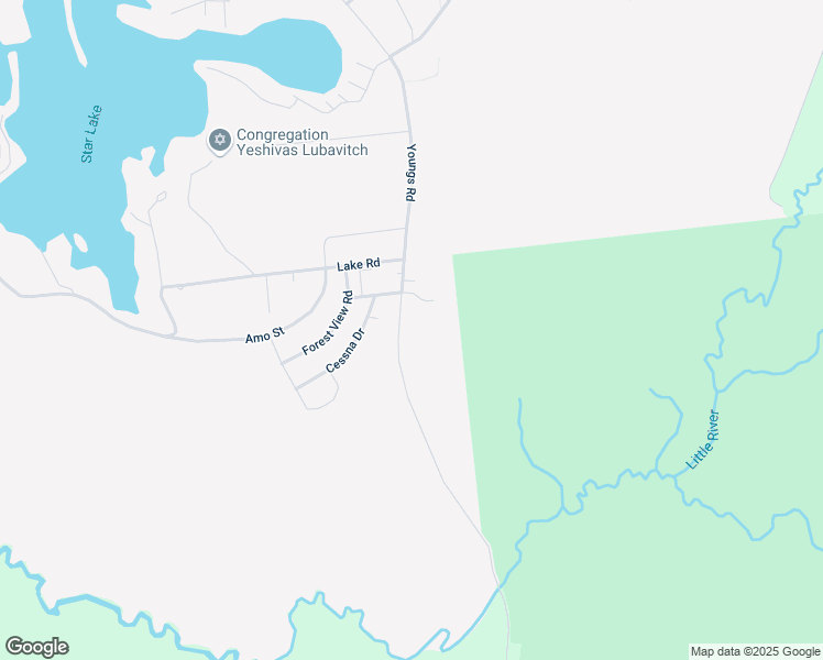 map of restaurants, bars, coffee shops, grocery stores, and more near 155-193 Youngs Road in Star Lake