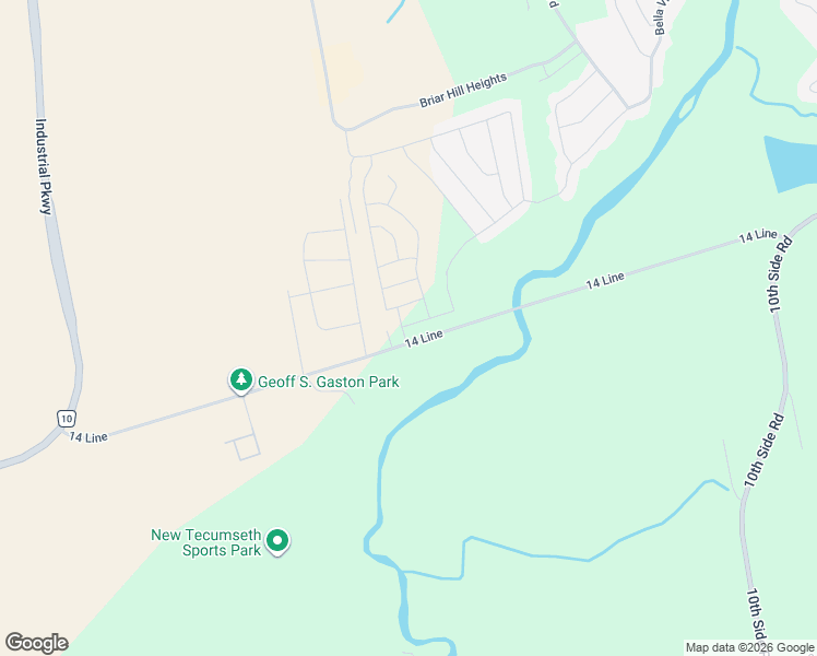 map of restaurants, bars, coffee shops, grocery stores, and more near 6523-6531 14 Line in New Tecumseth