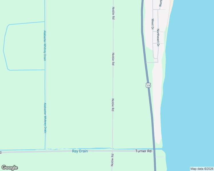 map of restaurants, bars, coffee shops, grocery stores, and more near 2275 Noble Road in Tawas City