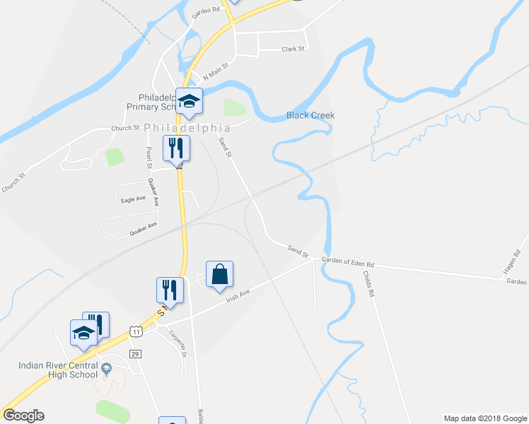 map of restaurants, bars, coffee shops, grocery stores, and more near 37 Sand Street in Philadelphia