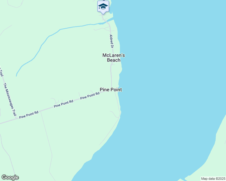 map of restaurants, bars, coffee shops, grocery stores, and more near 3 Aldred Drive in Port Perry