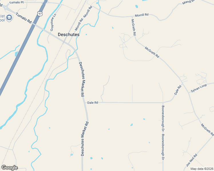 map of restaurants, bars, coffee shops, grocery stores, and more near 21450 Dale Road in Bend