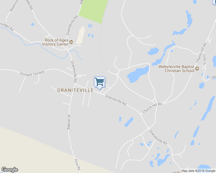 map of restaurants, bars, coffee shops, grocery stores, and more near 1 Lucia Street in Barre