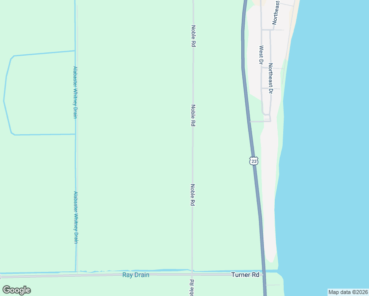 map of restaurants, bars, coffee shops, grocery stores, and more near 2275 Noble Road in Tawas City