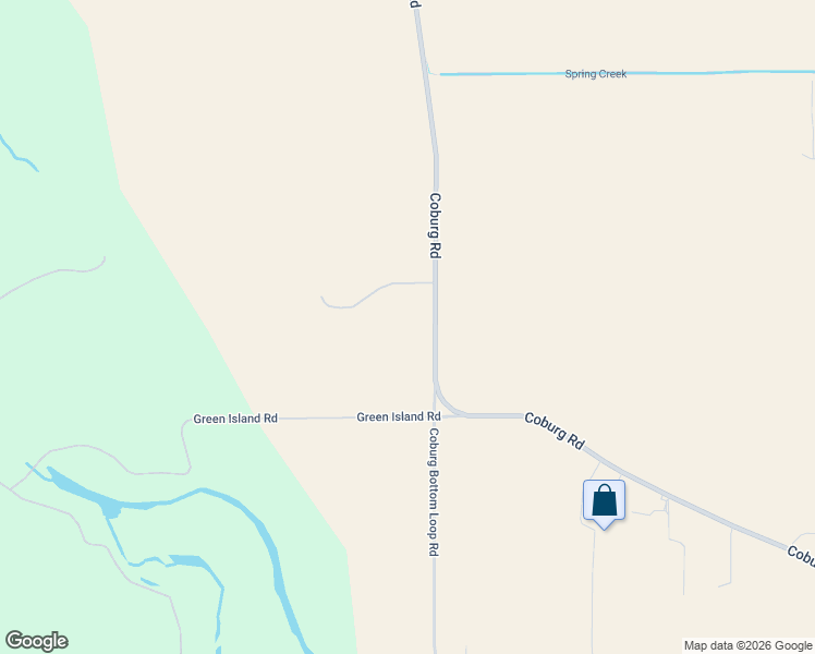 map of restaurants, bars, coffee shops, grocery stores, and more near 91606 Coburg Road in Eugene