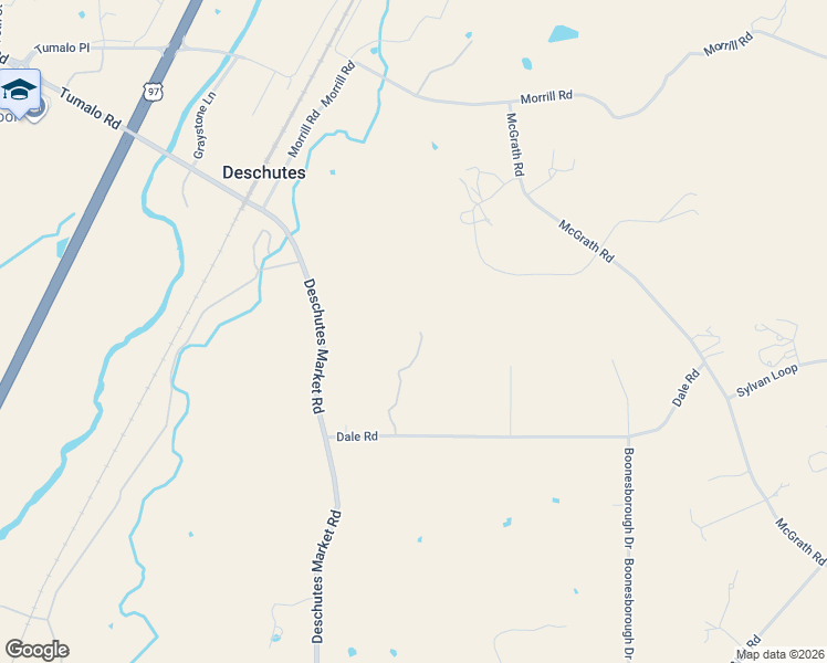 map of restaurants, bars, coffee shops, grocery stores, and more near 21450 Dale Road in Bend