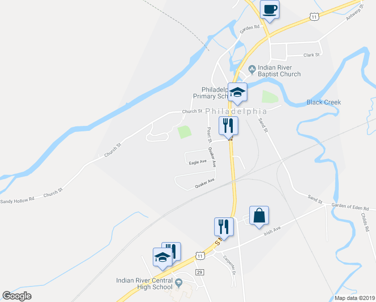 map of restaurants, bars, coffee shops, grocery stores, and more near 306 Eagle Avenue in Philadelphia