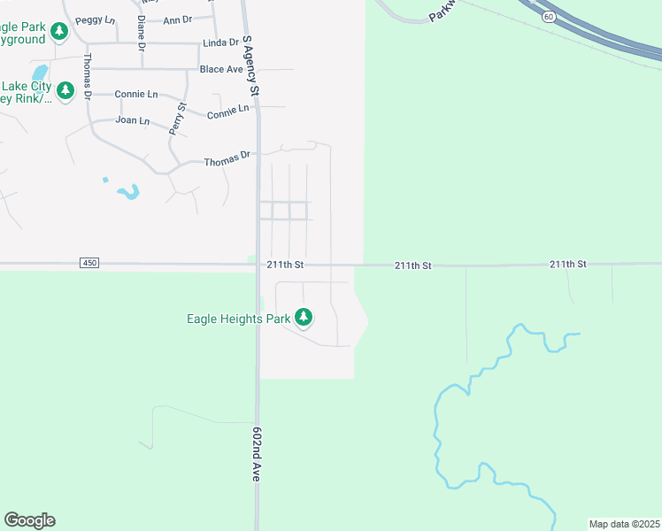 map of restaurants, bars, coffee shops, grocery stores, and more near Maple Lane in Eagle Lake
