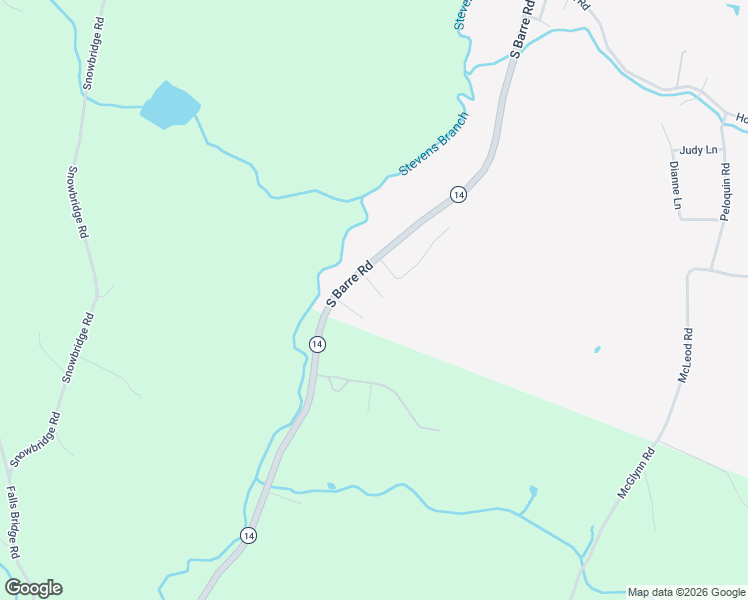 map of restaurants, bars, coffee shops, grocery stores, and more near 12 Morin Road in Barre