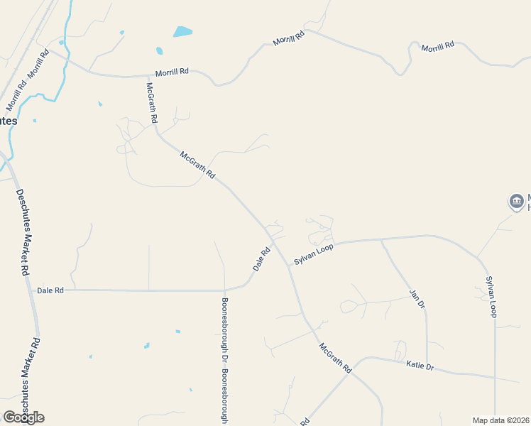 map of restaurants, bars, coffee shops, grocery stores, and more near 64790 McGrath Road in Bend