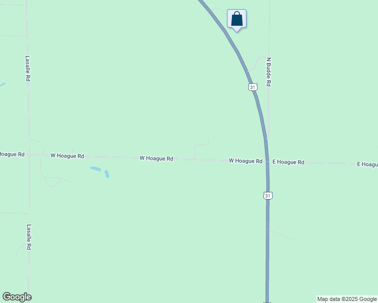 map of restaurants, bars, coffee shops, grocery stores, and more near 266 West Hoague Road in Manistee