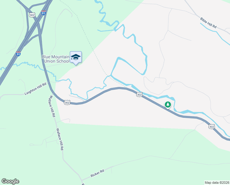 map of restaurants, bars, coffee shops, grocery stores, and more near 1775 U.S. 302 in Newbury