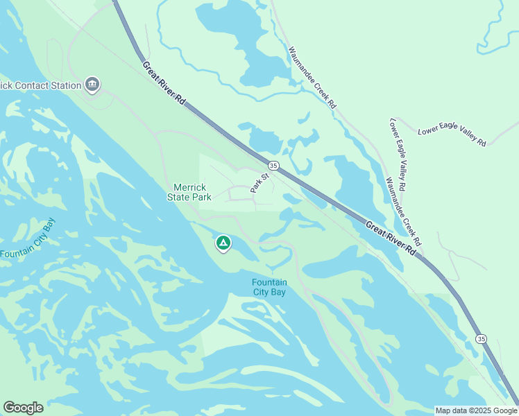 map of restaurants, bars, coffee shops, grocery stores, and more near W1077 Smokeys Lane in Fountain City