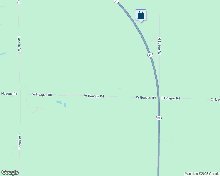 map of restaurants, bars, coffee shops, grocery stores, and more near 266 West Hoague Road in Manistee