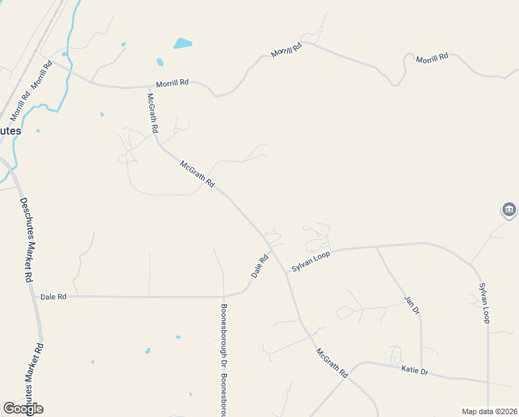 map of restaurants, bars, coffee shops, grocery stores, and more near 64790 McGrath Road in Bend