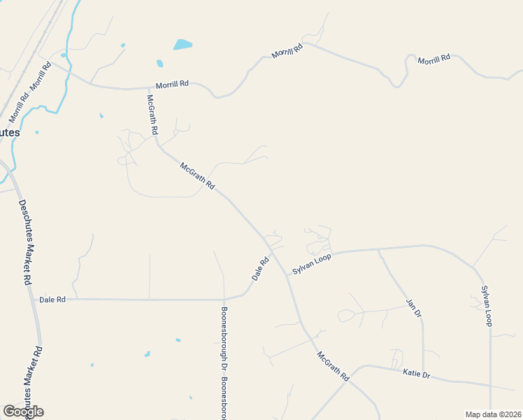 map of restaurants, bars, coffee shops, grocery stores, and more near 64810 McGrath Road in Bend