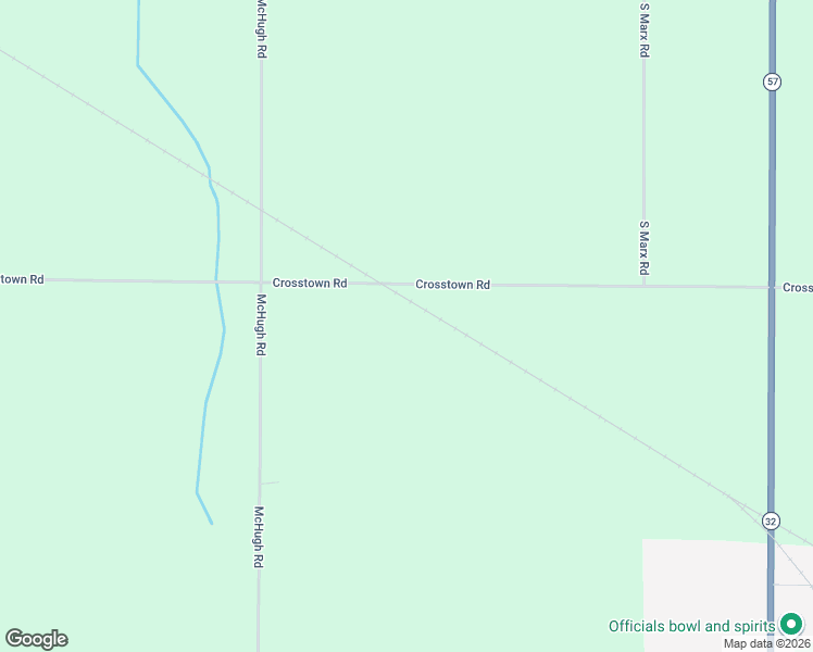 map of restaurants, bars, coffee shops, grocery stores, and more near W2777 Crosstown Rd in Hilbert