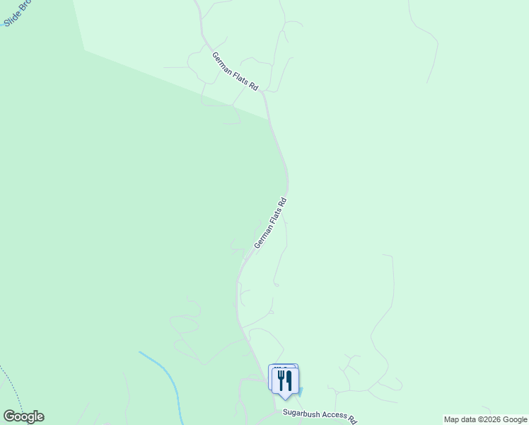 map of restaurants, bars, coffee shops, grocery stores, and more near 2878 German Flats Road in Warren