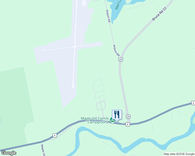 map of restaurants, bars, coffee shops, grocery stores, and more near 35 Dove Road in Walkerton