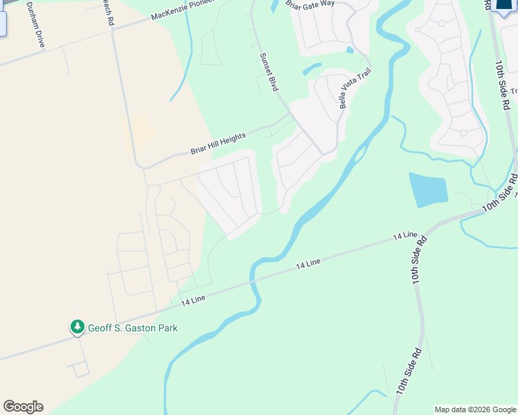map of restaurants, bars, coffee shops, grocery stores, and more near 137 Ridge Way in New Tecumseth
