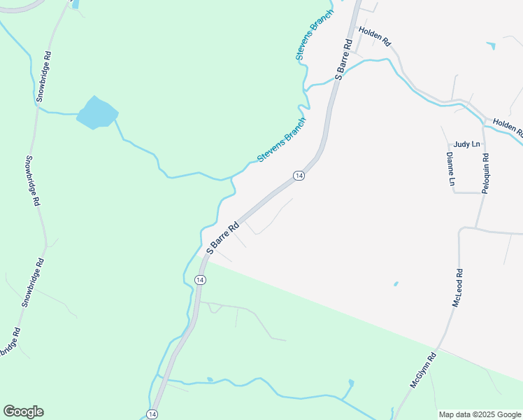 map of restaurants, bars, coffee shops, grocery stores, and more near 1082 South Barre Road in Barre Town
