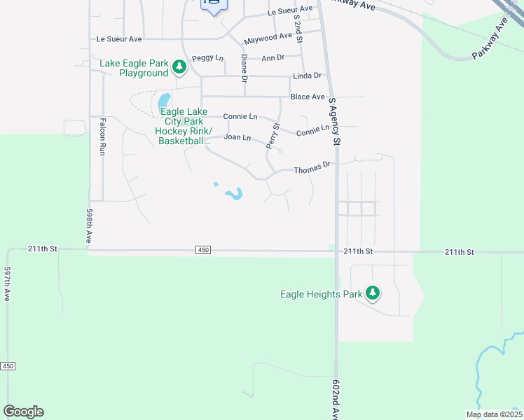 map of restaurants, bars, coffee shops, grocery stores, and more near 207 Cranberry Court in Eagle Lake