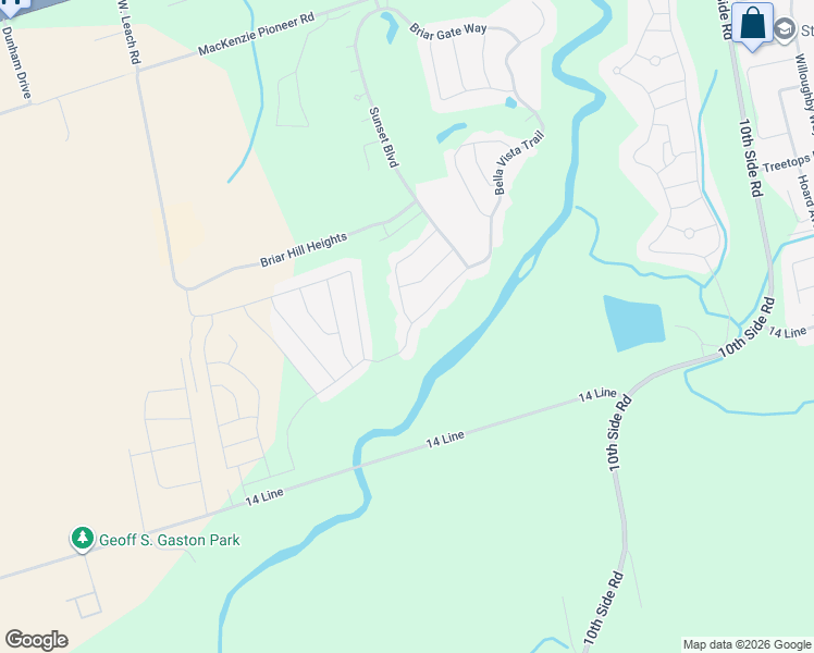 map of restaurants, bars, coffee shops, grocery stores, and more near 173 Bella Vista Trail in New Tecumseth