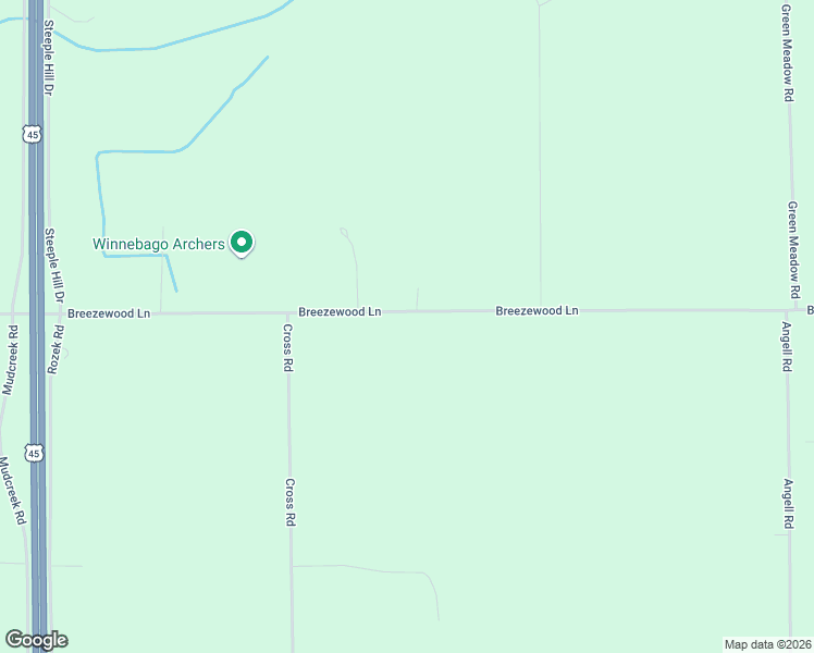 map of restaurants, bars, coffee shops, grocery stores, and more near 5005 Breezewood Lane in Winneconne