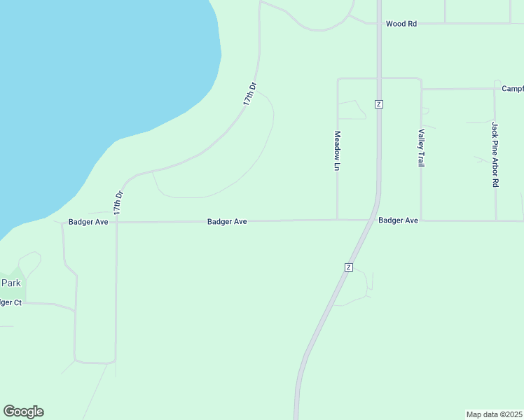 map of restaurants, bars, coffee shops, grocery stores, and more near 1710 Badger Avenue in Nekoosa
