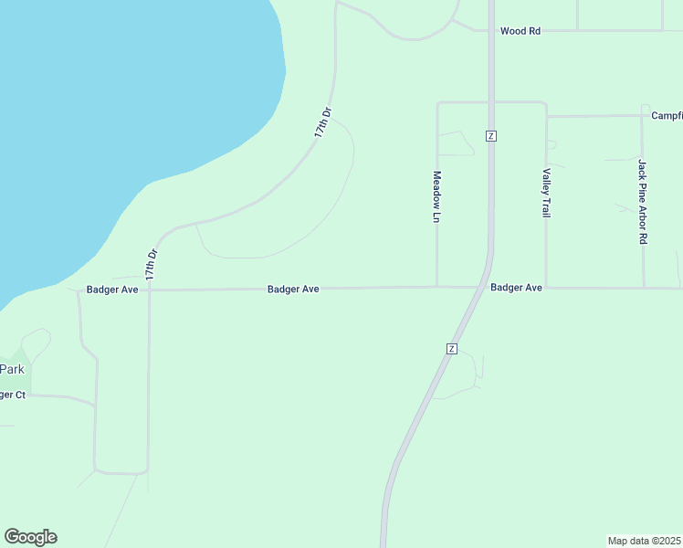 map of restaurants, bars, coffee shops, grocery stores, and more near 1710 Badger Avenue in Nekoosa
