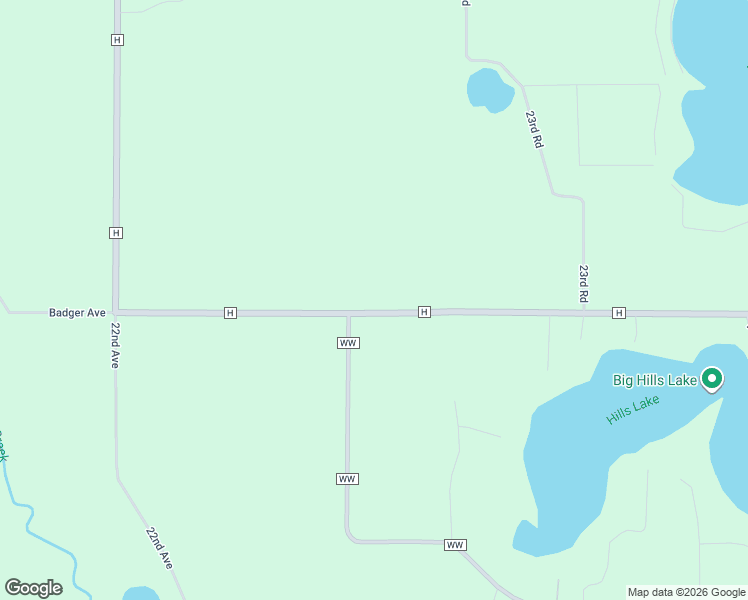 map of restaurants, bars, coffee shops, grocery stores, and more near W5888 County Road H in Wild Rose