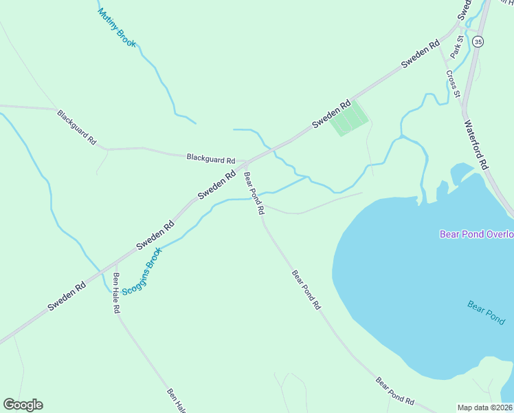 map of restaurants, bars, coffee shops, grocery stores, and more near 29 Bear Pond Road in Waterford