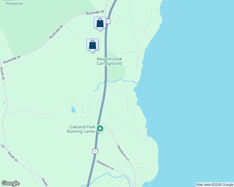 map of restaurants, bars, coffee shops, grocery stores, and more near 31 Roxmont Road in Rockport