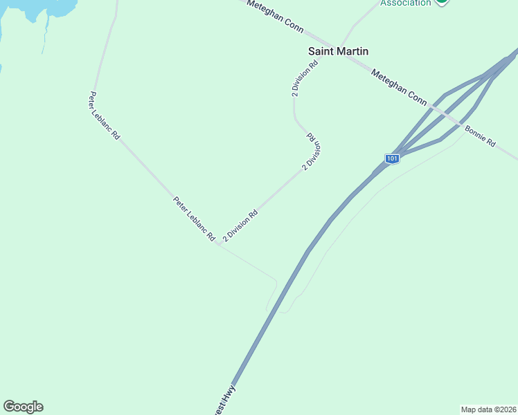 map of restaurants, bars, coffee shops, grocery stores, and more near 54 2 Division Road in Meteghan