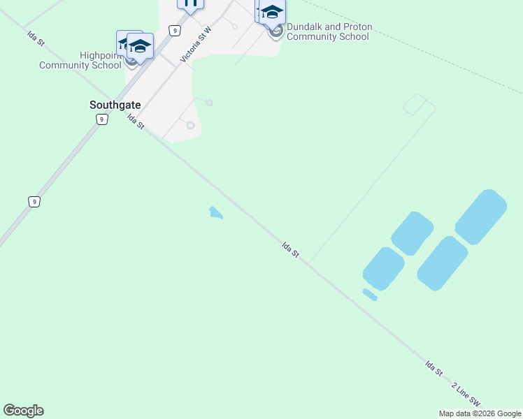 map of restaurants, bars, coffee shops, grocery stores, and more near 752119 Ida Street in Southgate