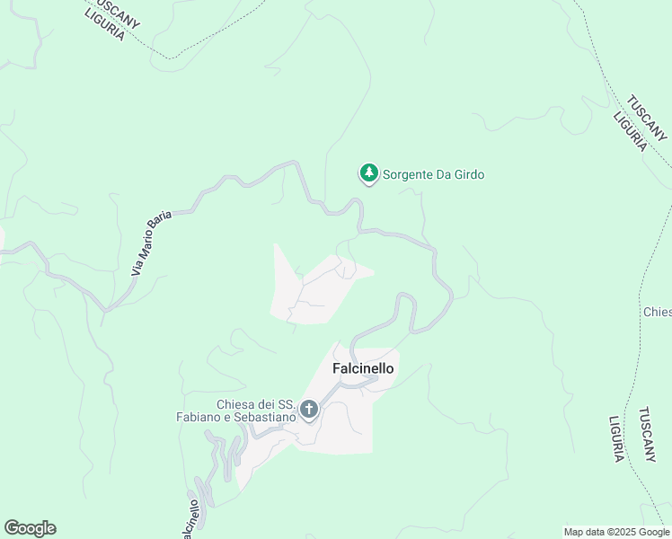 map of restaurants, bars, coffee shops, grocery stores, and more near 9 Via Soggia in Falcinello