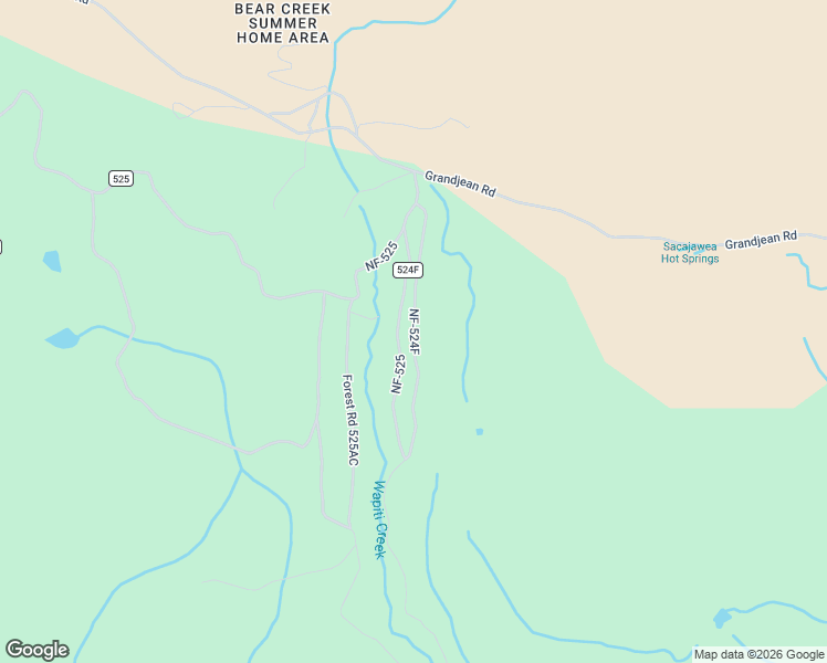 map of restaurants, bars, coffee shops, grocery stores, and more near National Forest Development Road 524F in Boise County