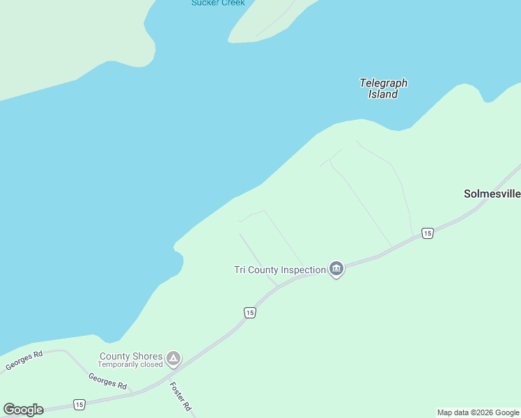 map of restaurants, bars, coffee shops, grocery stores, and more near 100 Hint Lane in Prince Edward