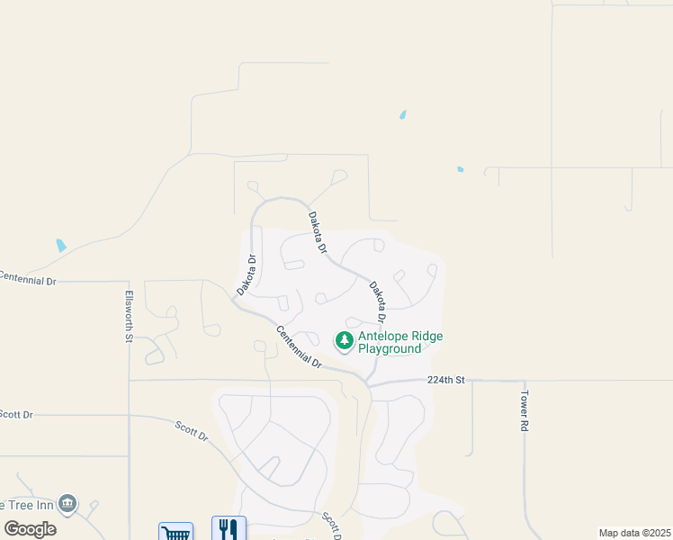 map of restaurants, bars, coffee shops, grocery stores, and more near 1217 Dakota Drive in Box Elder