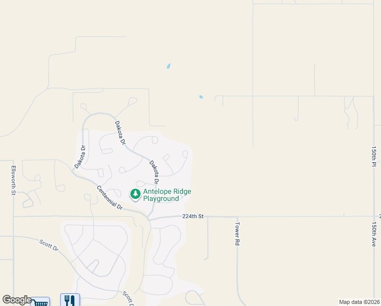 map of restaurants, bars, coffee shops, grocery stores, and more near 385 Mickelson Court in Box Elder